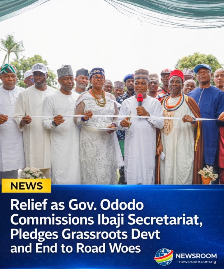 Relief as Gov. Ododo Commissions Ibaji Secretariat, Pledges Grassroots Devt and End to Road Woes